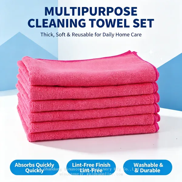 Ready To Ship Microfiber Cleaning Cloths Bulk Pack, Assorted Multi‑Color Super Absorbent Non‑Scratch Household Rags photo-2