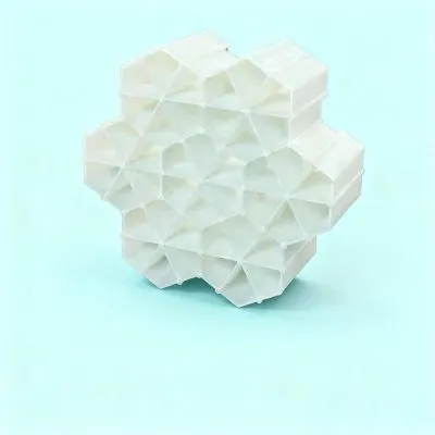 Pingxiang Daier Plastic Hexagonal Composite Ring Structured Packing PP/PVDF for Scrubber Tower Low Pressure Drop High Void Ratio
