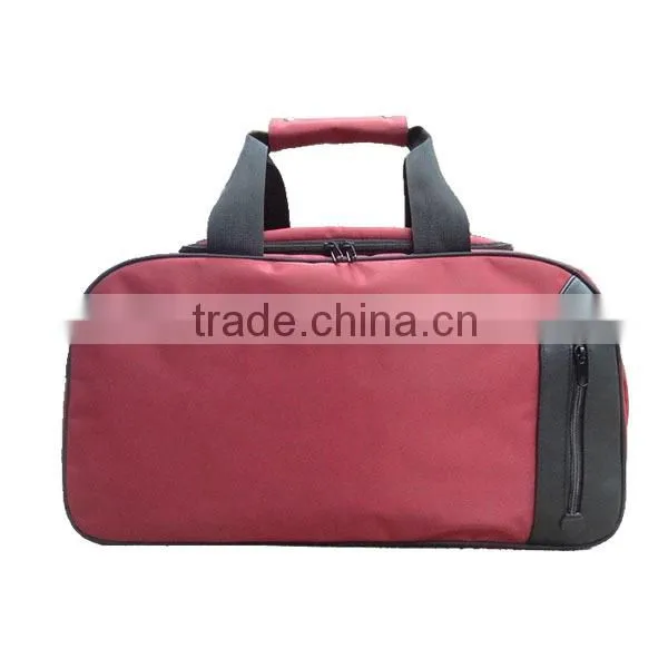Classical Holdall Two Tone Nylon Travel Bag photo-2