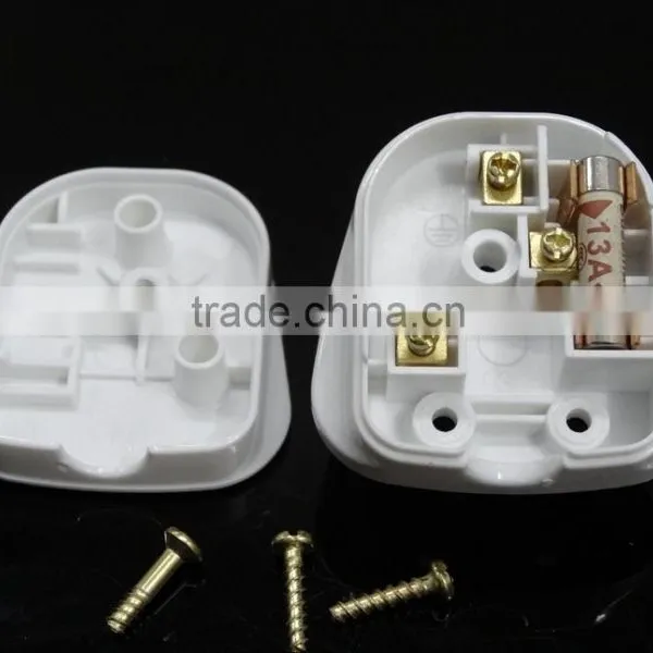 BSI Listed Fused UK AC Power Detachable Rewireable Power Cord Plug photo-4