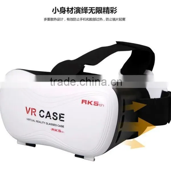 3D VR Fifth Generation Virtual Reality Glasses Innovative Design Fit for IOS, Android Phones Series Within 3.5~6.0 Inches photo-4