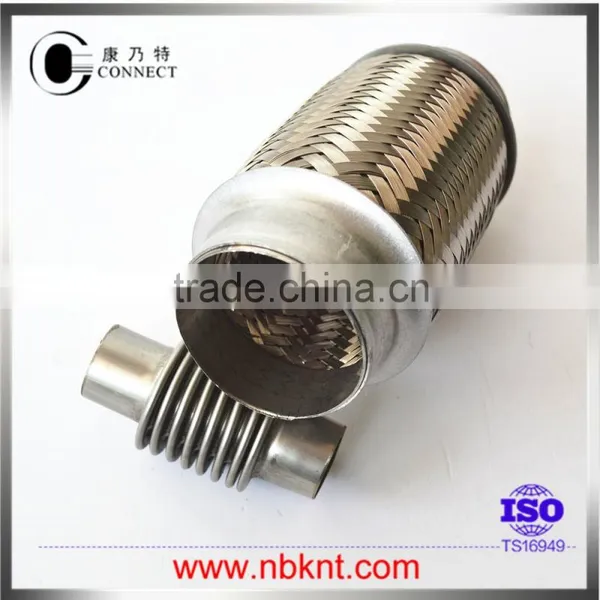 Stainless Exhaust Flexible Pipes With Inner Braid