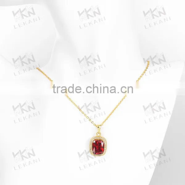2016 Newest Big Zircon Necklace,gold Plated Necklace,lady Jewelry Necklaces photo-2