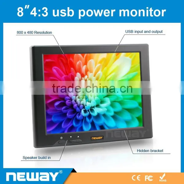 Hidden Bracket VESA 75mm Holes USB Power Lcd Monitor photo-2