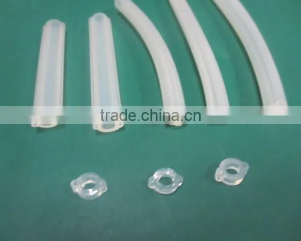 Food Grade FDA Dual Lumen Silicone Tubing /double Hole Silicone Tube photo-6