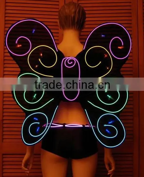 el Wire 2.3 5mm With Chasing Light Cuttable el Wire for Show Christmas Wedding Clothes Shoes el Wire With Strong Brightness photo-5