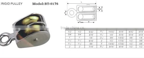 ZINC PLTED DOUBLE RIGID PULLY photo-4