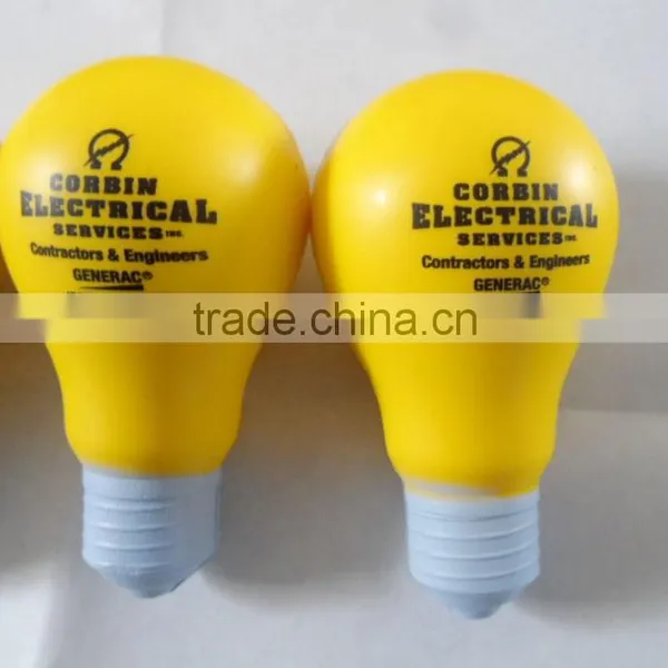 PU Foam Squeeze Toy Light Bulb Stress Ball photo-3