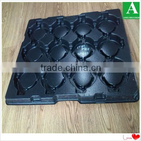 Plastic ps Black Thermoforming Thick Grow Farm Tray photo-3