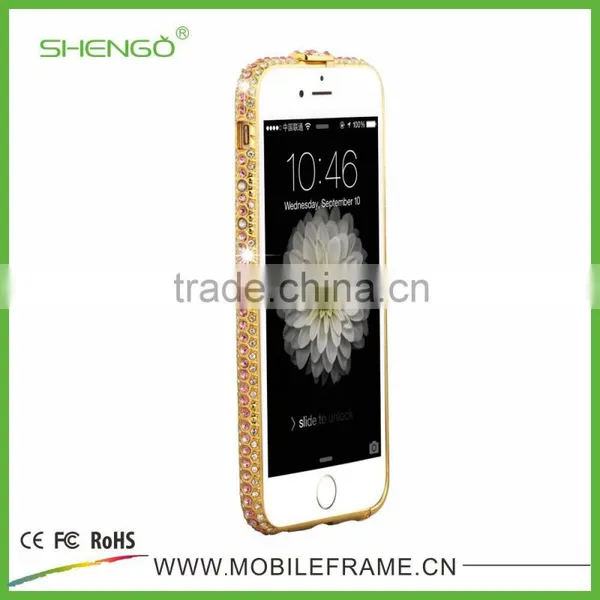 New Design Metal Diamond Bumper Phone Case/Good Price Phone Case photo-2