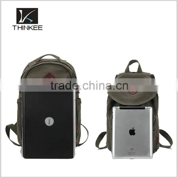 China Backpack Wholesaler High Quality Canvas Backpack Bag photo-2