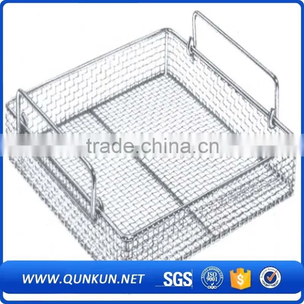 Stainless Steel Wire Mesh Basket For Kitchen Cooking Basket photo-5