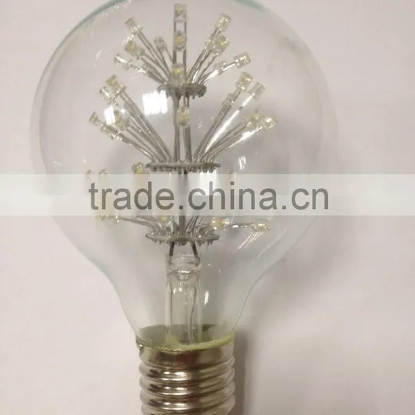 Warm White G80 3W 2W Edison Style Bulb Led Start Lamp Decortion Lighting E27 230V UK With ce Rohs ul photo-3