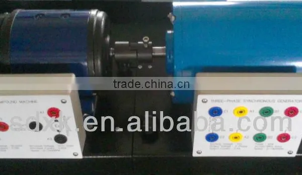 Educational Motor Trainer Teaching Generator Model Three Phase Synchronous Motor Training Model