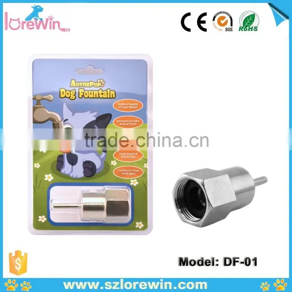 AussiePup DF-01 Outdoor Dog Water Drinking Stainless Steel Water Magic Tap Dispenser photo-5