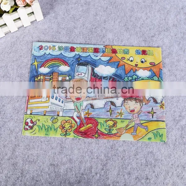 Students Stationery Plastic Single Page pp File Folder a4 l Shape File Folder Folding Document Holder photo-2