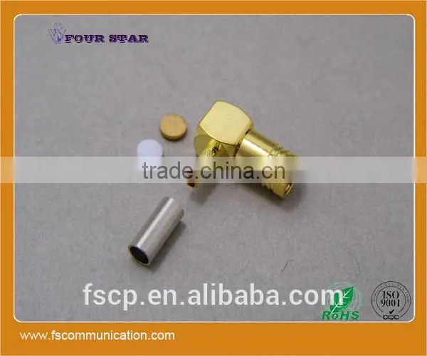 SMB Connector Female Crimp Right Angle for RG316 Cable photo-6