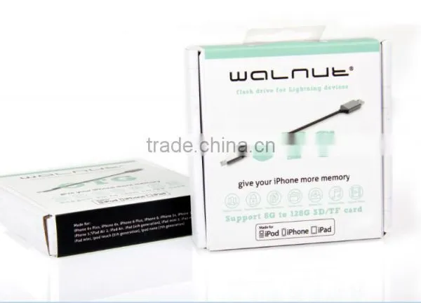 Walnut OTG Flash Driver USB Charging Cable photo-3
