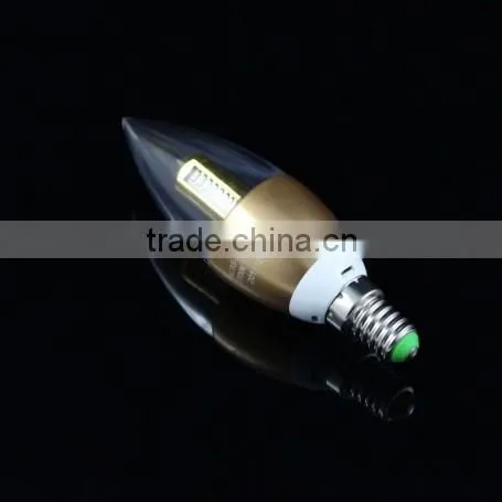 LED Candle Bulb Gold E14 Led Candle Bulb 3014SMD Warm White Champaign Led Candle Light photo-3