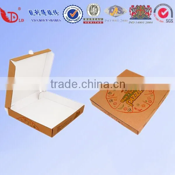 Recycled Material Kraft Paper Pizza Box With Beautiful Design photo-5