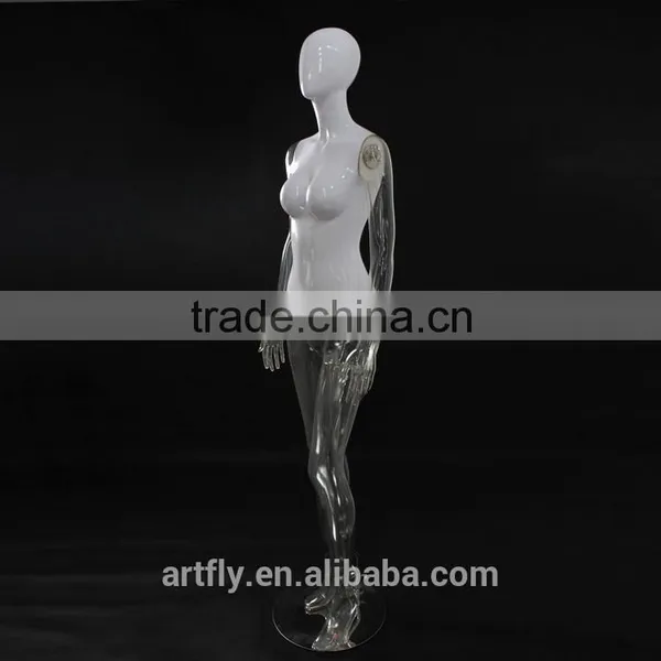 High Gloss and Transparent Unbreakable Plastic Mannequin photo-2