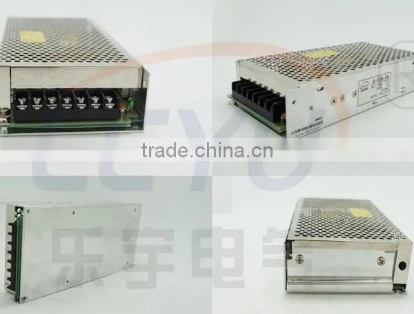 LEYU High Reliable CE 100w Single Output 12v 24v Power Supply Units photo-5