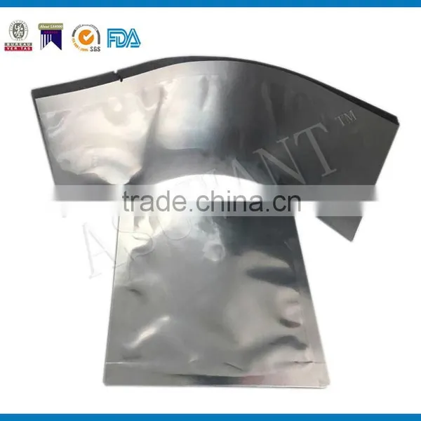 Aluminium Foil Bag One Side Clear One Side Foil Pouch With Zipper photo-4