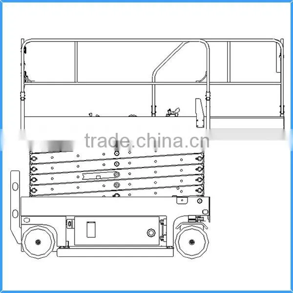 Electric Hydraulic Scissor Lift Platform With Low Price photo-2