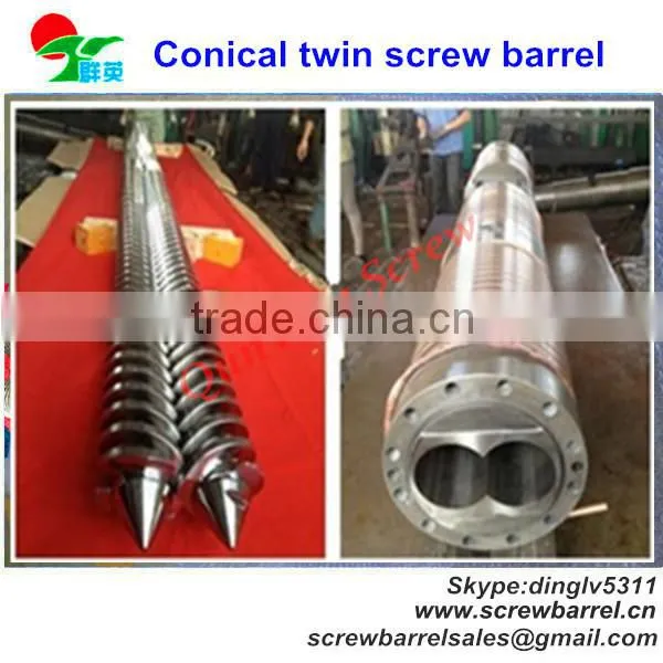 Conical Twin Screw Barrel for Double Screw Extruder photo-6