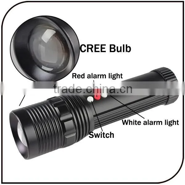 2015 Hot Sale Rechargeable Alarm Light Camping Light Emergency Flashlight photo-5
