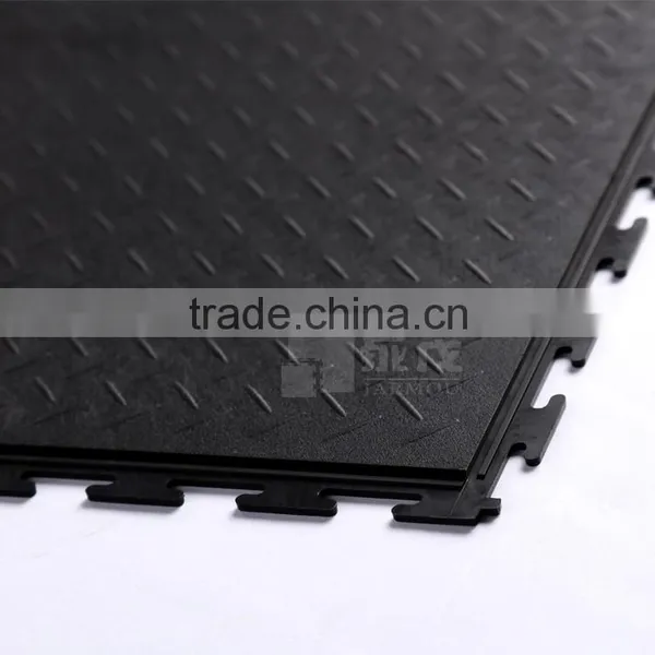 Meeting Room Junyi Easy Lock Plastic PVC Interlocking Flooring photo-3
