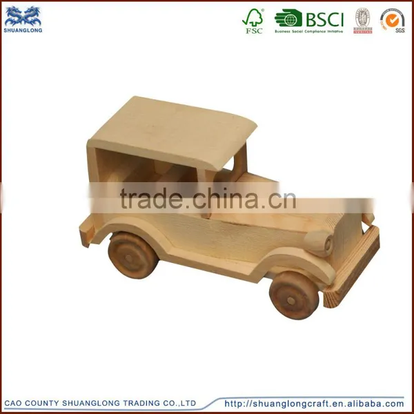 2015 New Arrival Unique Design Mini Car Wooden Toy ,handmade Antique Car Toys photo-2