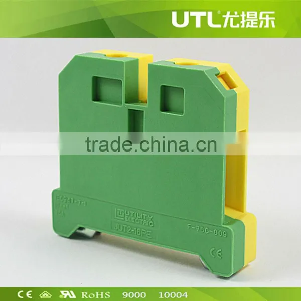 Rail Mounted Earth Conductor Terminal Block, Screw Clamp EK6/35 16mm / Earth Terminal Blocks 16mm CE UL RoHS photo-3