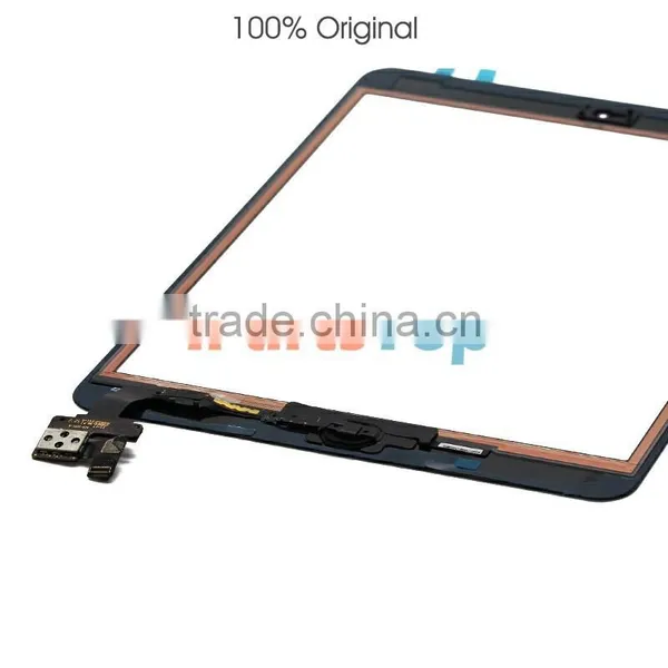 Whosale 100% Original Front Touch Screen Digitizer With IC Assembly For IPad Mini,With Original Adhesive Home Button Assembly photo-5