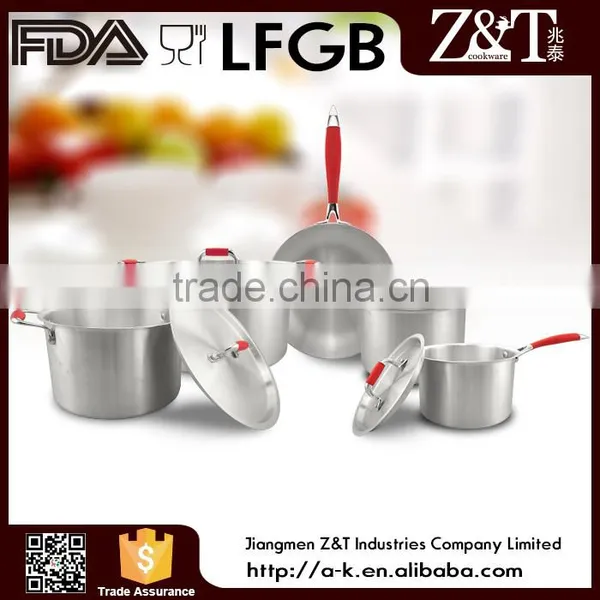Canton Fair Aluminum Metal Kitchenware Pots and Pans Set
