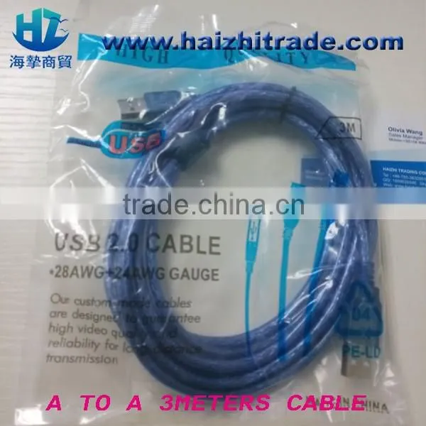 High Quality Male to Male Usb Cable 1.5meter, 3 Meters for Choose photo-3
