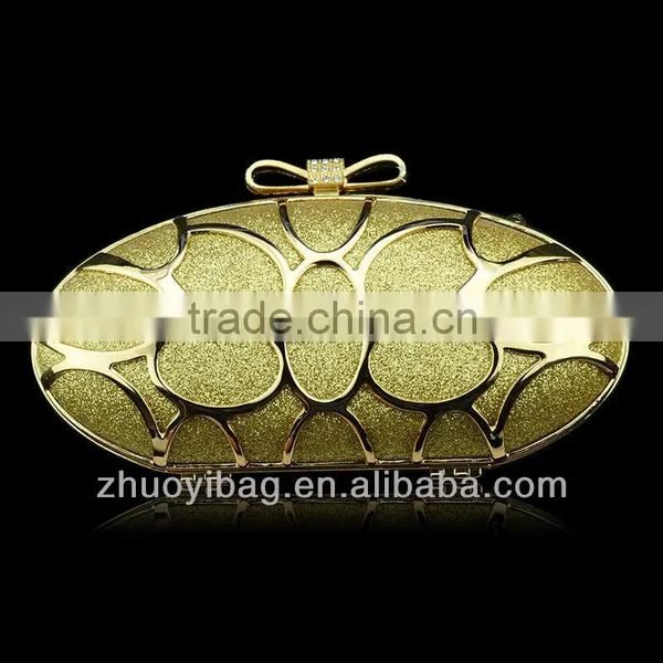 2014 Metal Frame Rhinestone Evening Bags Fashion Clutch Evening Bag