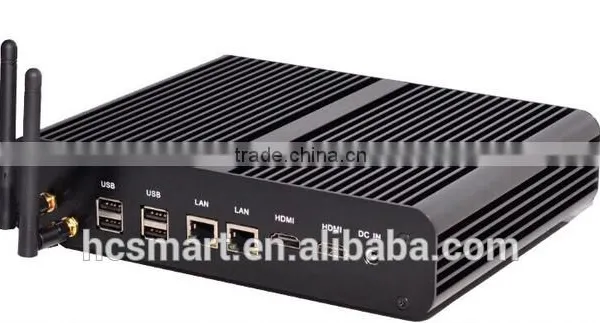 Intel X86 I7 4560U Fanless IPC Industrial Embedded Cheap Computer Dual HD Display photo-2