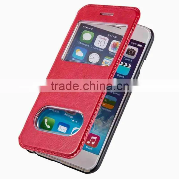2015 New Design of Slide to Unlock Leather Case for IPhone / Samsung ...