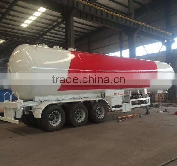 New Design Customized Factory Price 58.5m3 Tri-axle Lpg Trailer,3-axle Lpg Semi Trailer photo-5