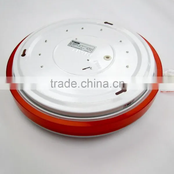 TIWIN 2015 High Quality Energy Saving Red 15w 6000k Cool White Plastic Round Led Bedroom Ceiling Light photo-4