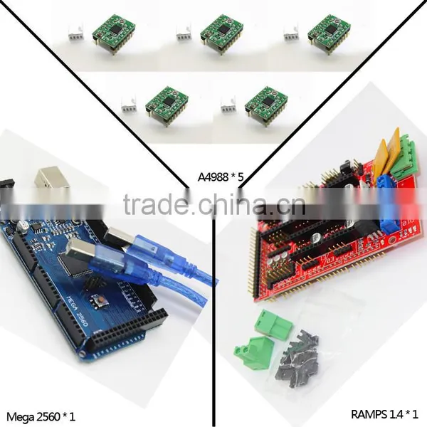 Mega 2560 R3 + 1pcs RAMPS 1.4 Controller + 5pcs A4988 Stepper Driver Module +for 3D Printer Kit Reprap MendelPrusa photo-2