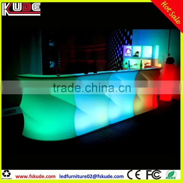 Nightclub Light up Plastic Bar Table Counter With Colors Changing photo-6