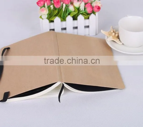 Hardcover Note Book With Black Elastic Strap photo-6