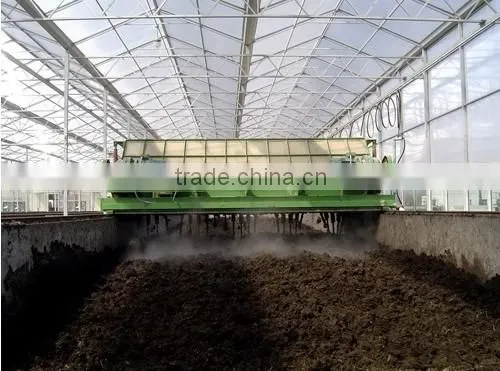 Organic Fertilizer Integral Tank Type Compost Turner/Manure Organic Fertilizer Compost Turning Machine photo-2