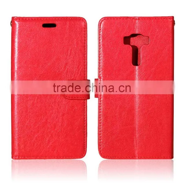 Plain Customer OEM Flip Cover PU Leather Case for ASUS 3 ZE552KL (5.5), With Card Slot and Stand Function photo-2