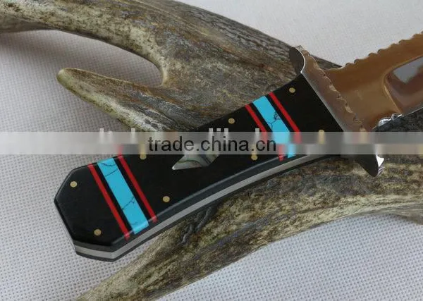 OEM Fixed Blade Collection Knife With Mirror Surface photo-4