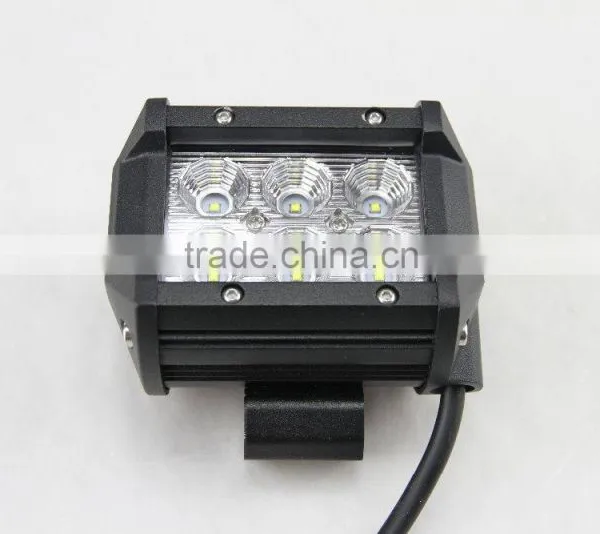 Black Housing Flood Offroad 18W LED off Road Work Lamp 18w LED Worklight Lamp 12V/24V 18W LED Work Light Bar Bulbs photo-2
