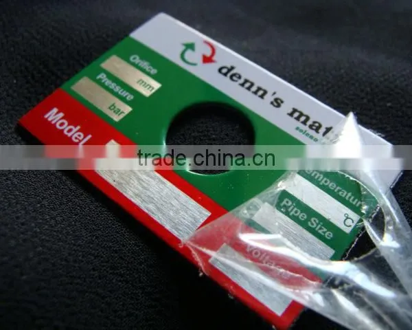 High Quality Custom Metal Data Plate photo-6