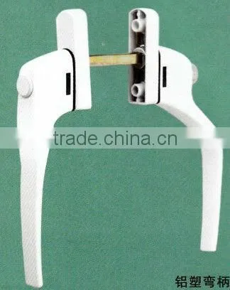 PUWEI PWS Upvc Window Handle With Lock & Knob Aluminum Alloy Pair of Handles With Lock or Knob for Outward Opening Door & Window photo-5